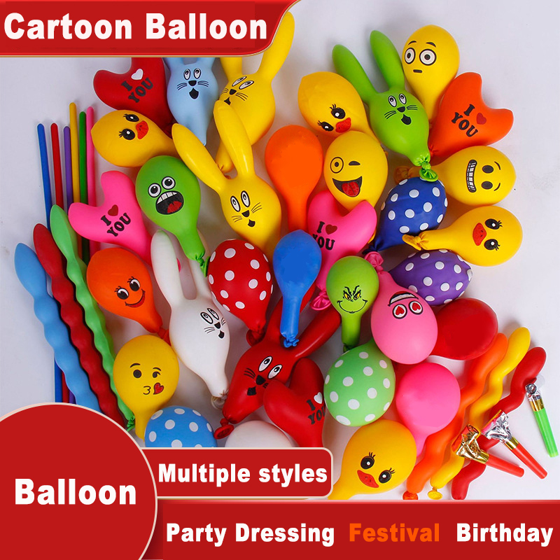Balloon Pump Hand - Cartoon dieren eend konijn helium opblaasbare
