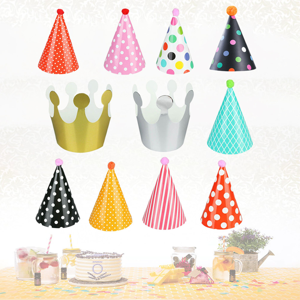 Party Hat Cone - 11 stuks verjaardagsfeestje hoedjes voor huisdieren,