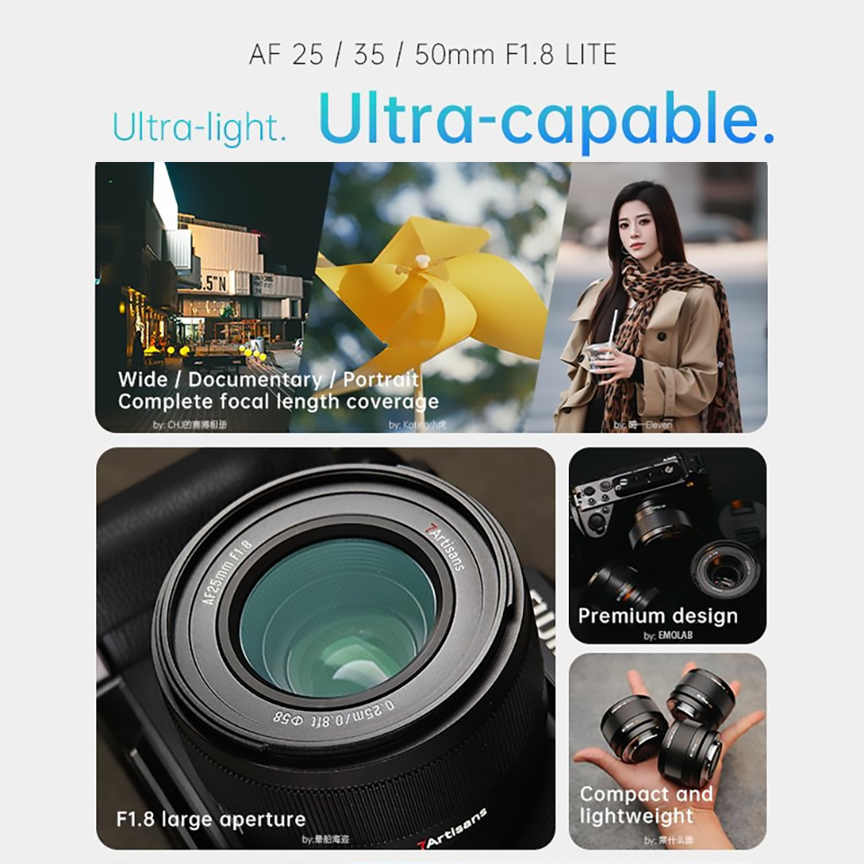7artisans AF 25mm F1.8 grootho - Event Z recensie en prijs