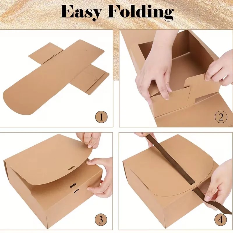 10-pack kraftpapier cadeaudoze - Papercraft Supply Ribbon recensie en prijs
